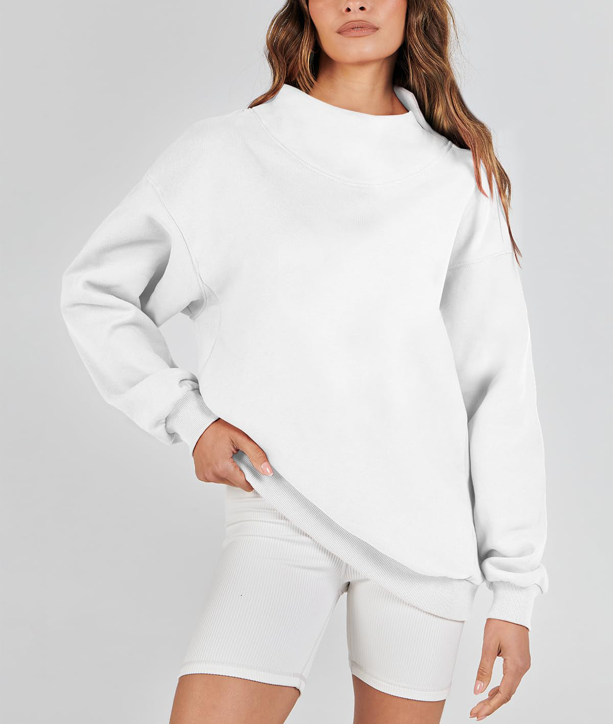 Kathy™ - High Neck Sweatshirt