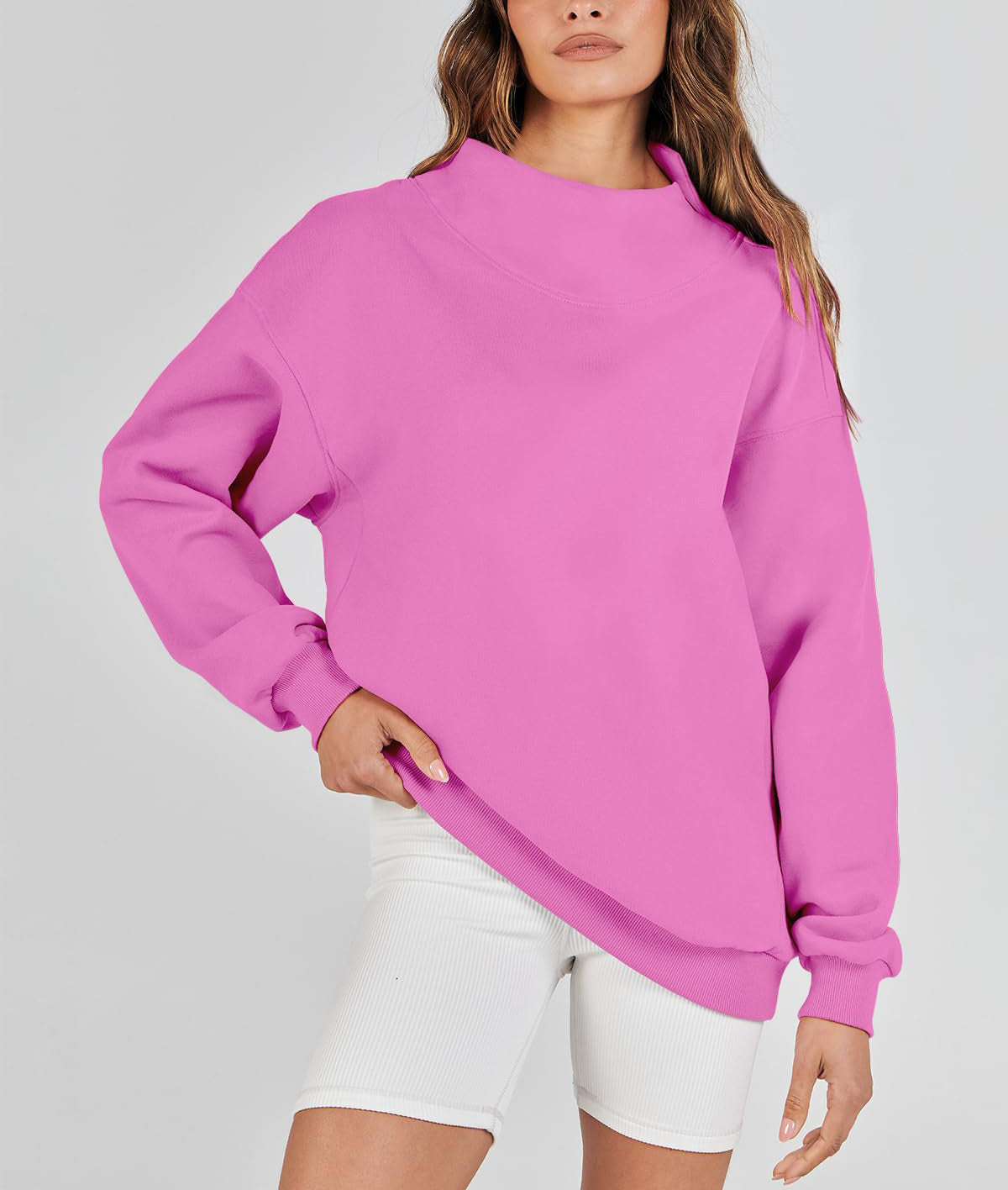 Kathy™ - High Neck Sweatshirt