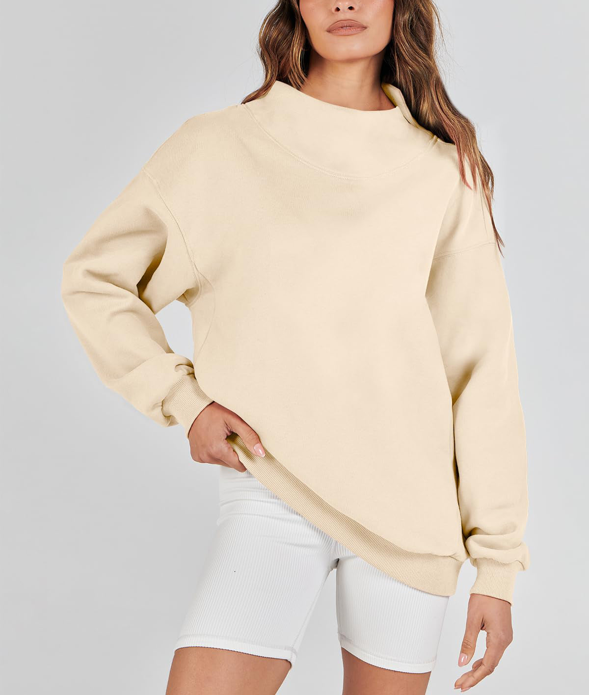 Kathy™ - High Neck Sweatshirt