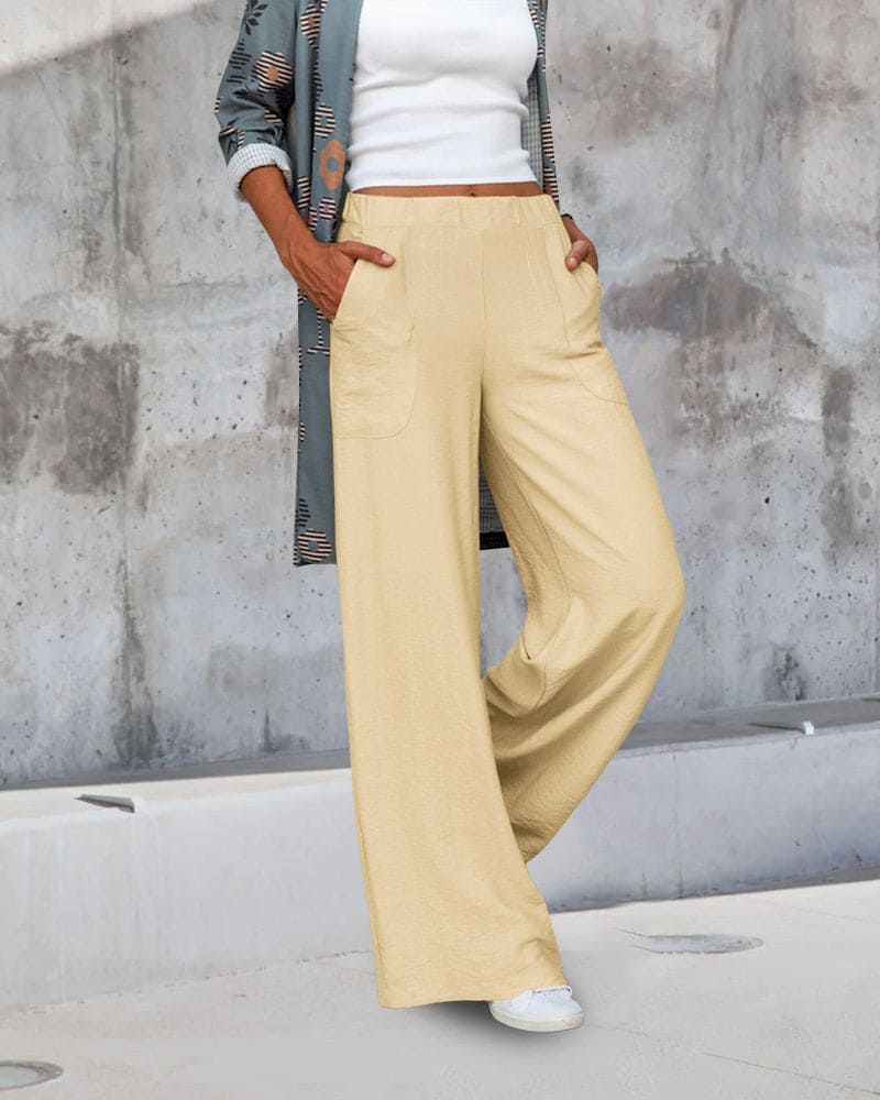 Single-coloured trousers