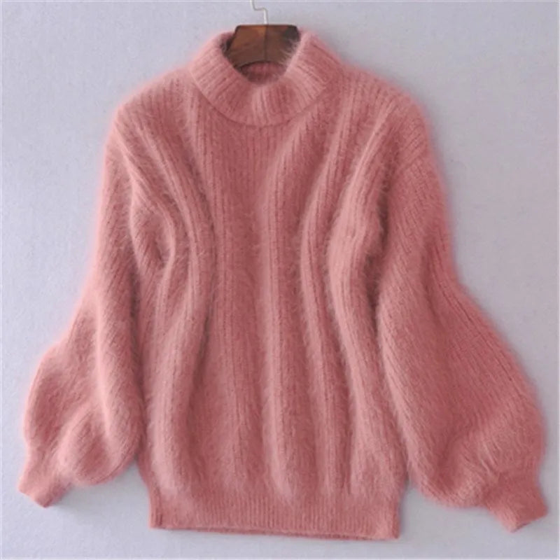 Idalia™ - Vintage Angora Knit Sweater