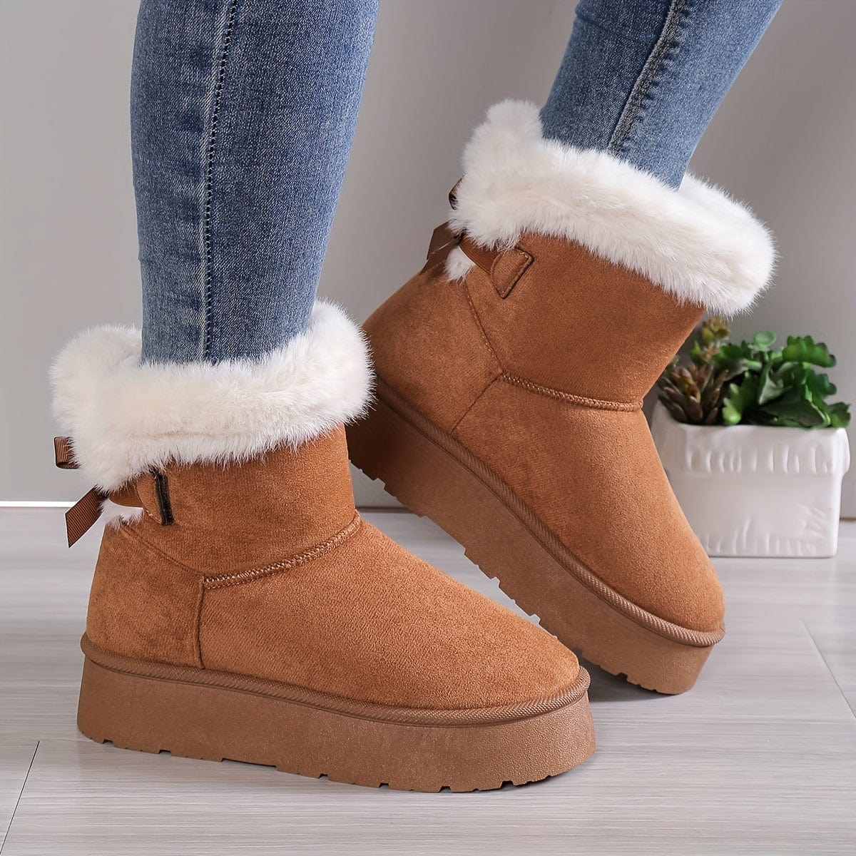 Comfortable & Warm Plush Boots