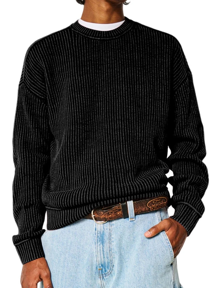 Gadiel™ - Basic Round Neck Sweater