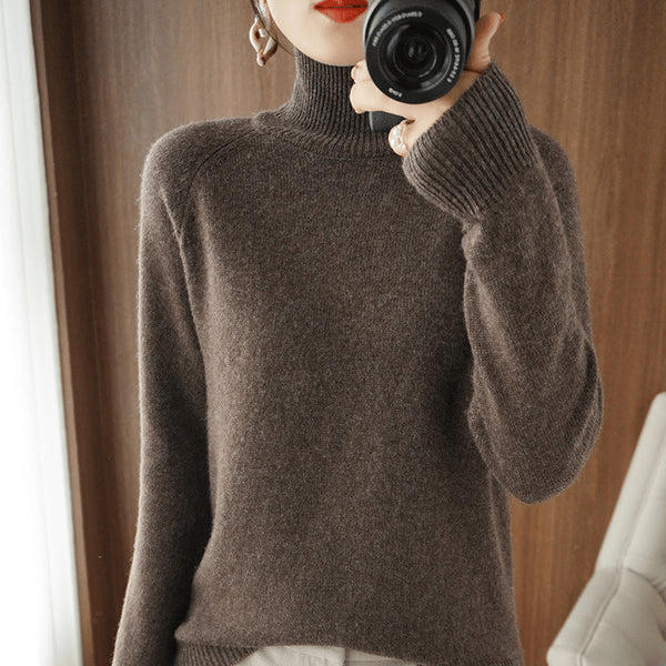 Rosanna™ - Cashmere turtleneck jumper