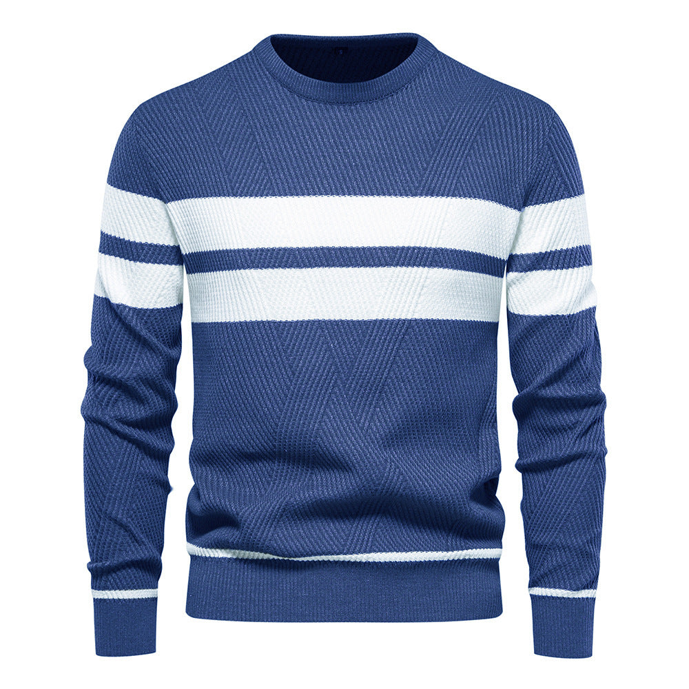 Elias - Casual striped sweater for men