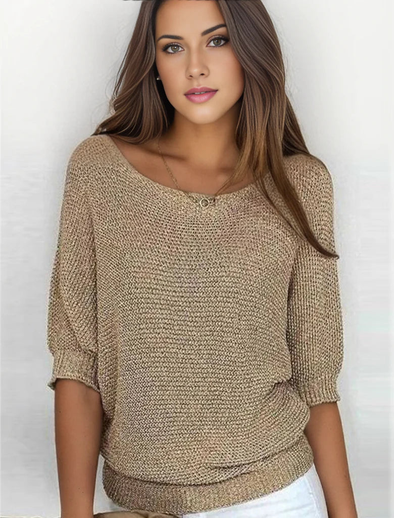 Ife™ -Elegant Gold Sweater