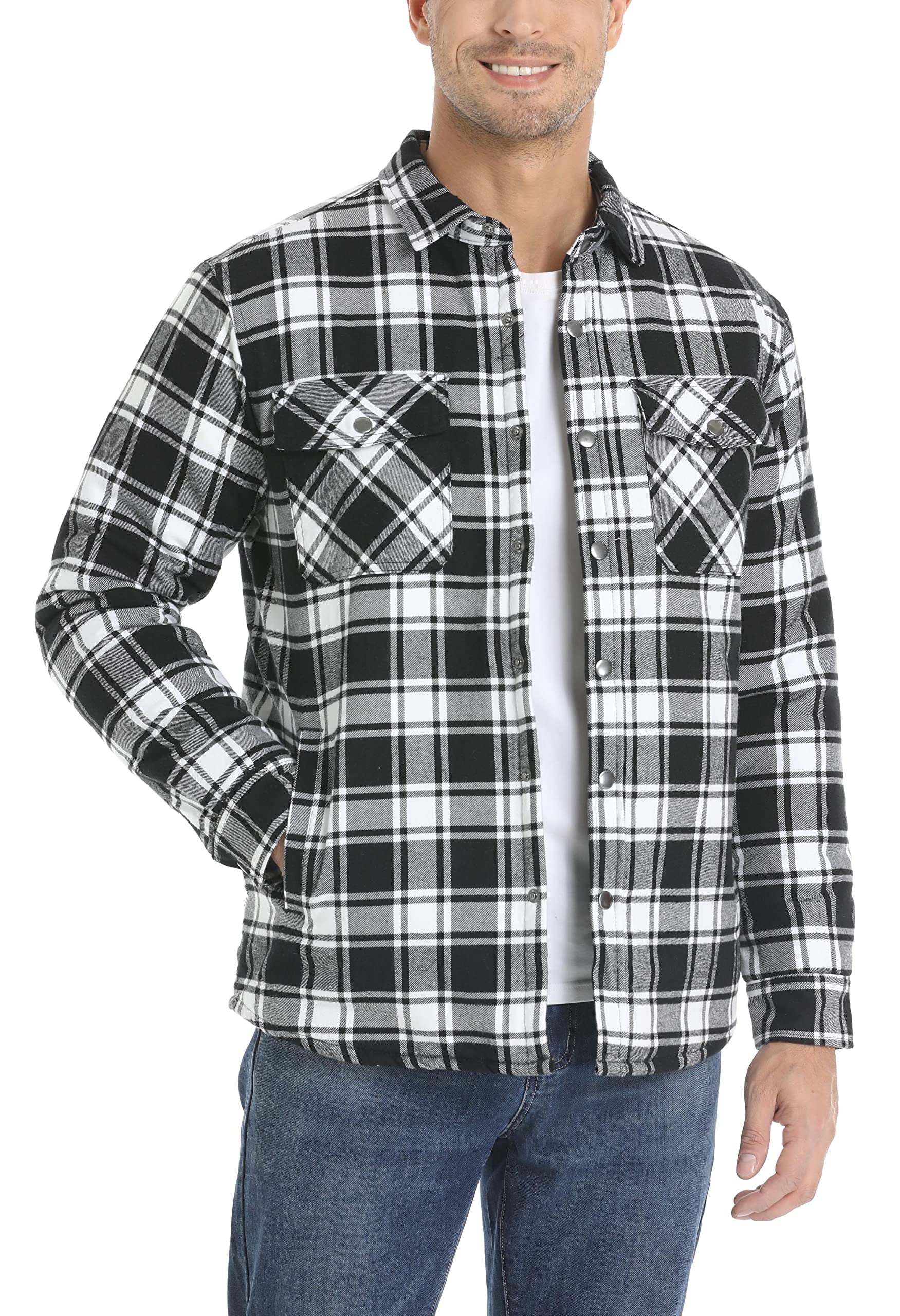 Lined flannel jacket