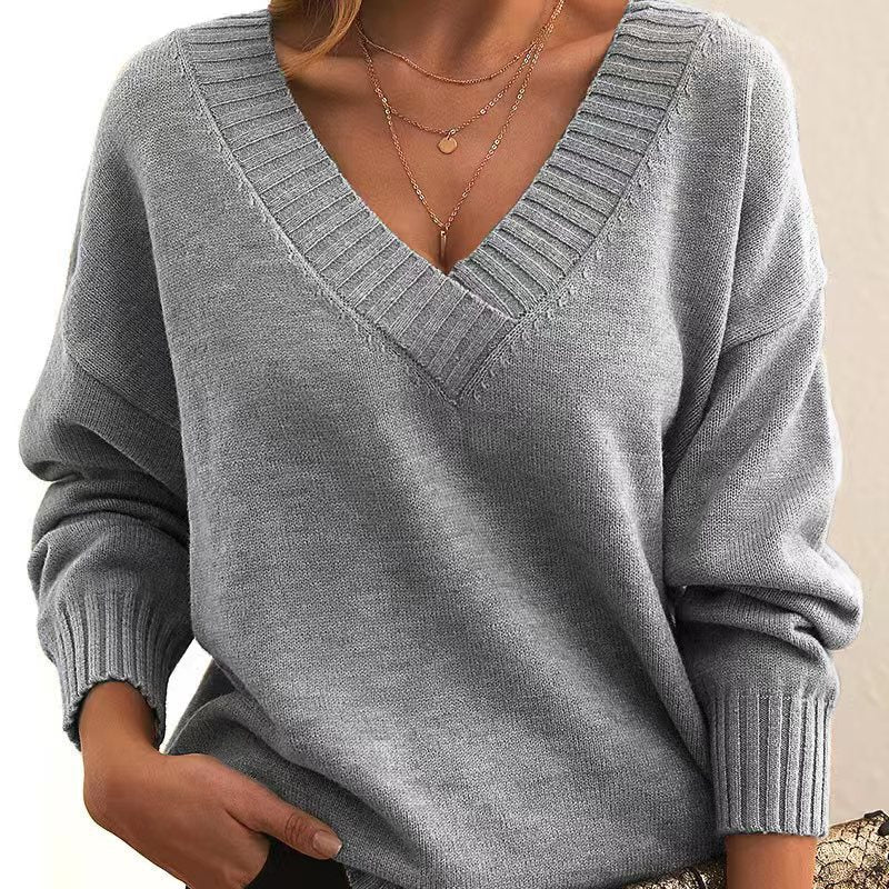 Inaya™ - Casual V-Neck Sweater