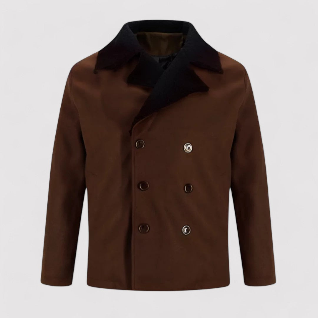 Ancien | Luxurious Shearling Men's Peacoat