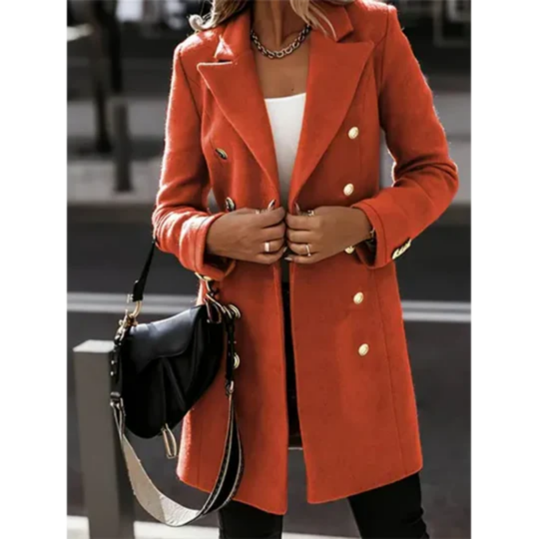 Gianah | Stylish Winter Work Lapel Collar Coat For Women