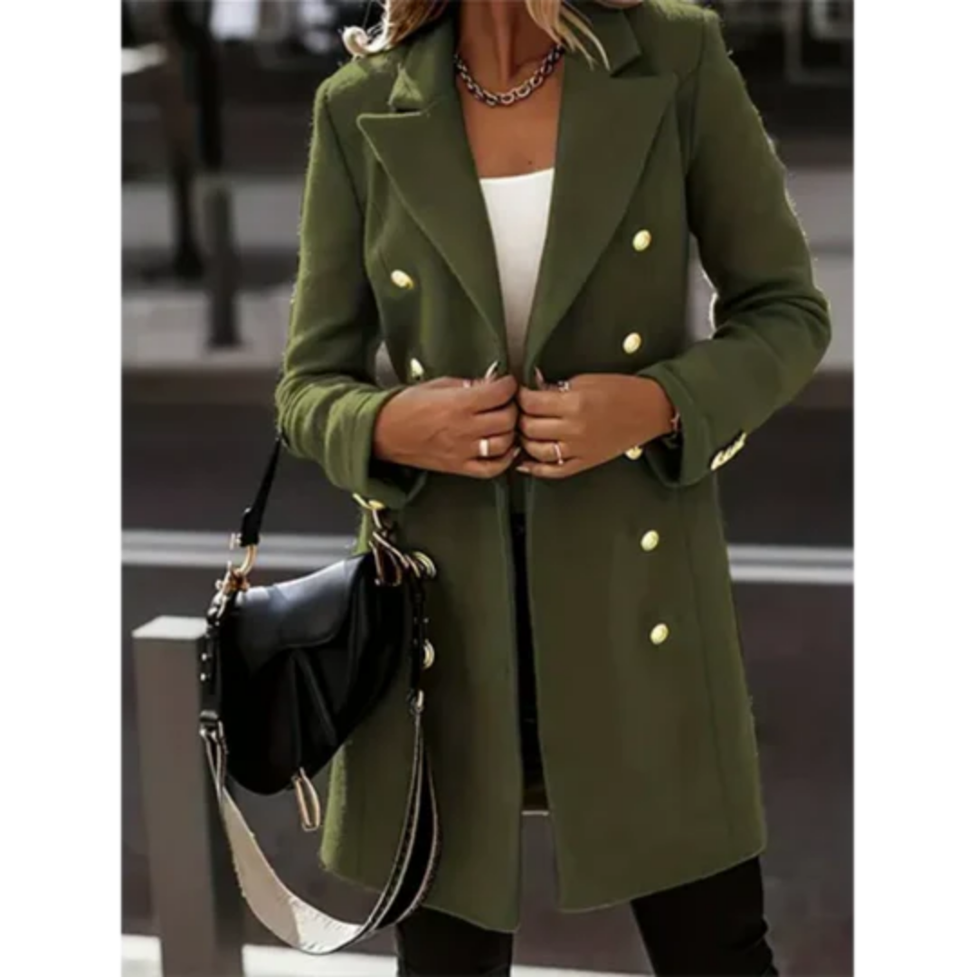 Gianah | Stylish Winter Work Lapel Collar Coat For Women