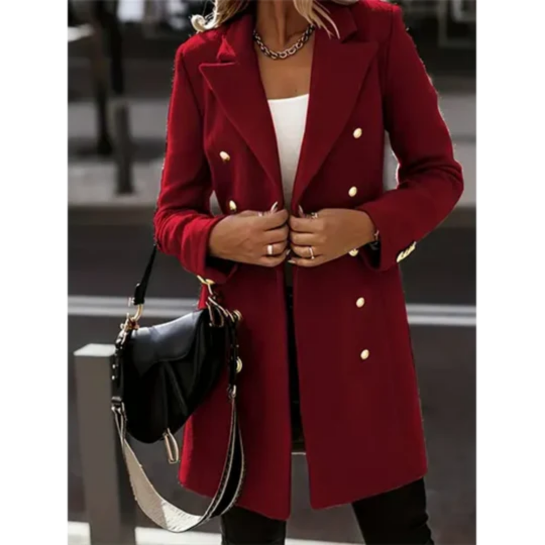 Gianah | Stylish Winter Work Lapel Collar Coat For Women