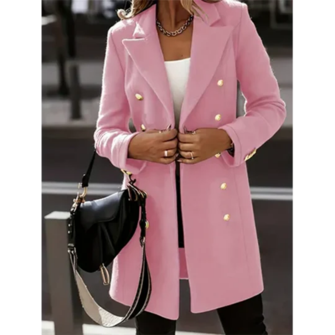 Gianah | Stylish Winter Work Lapel Collar Coat For Women