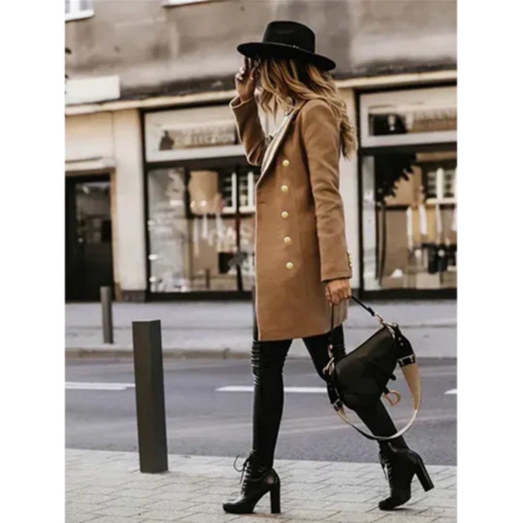 Gianah | Stylish Winter Work Lapel Collar Coat For Women