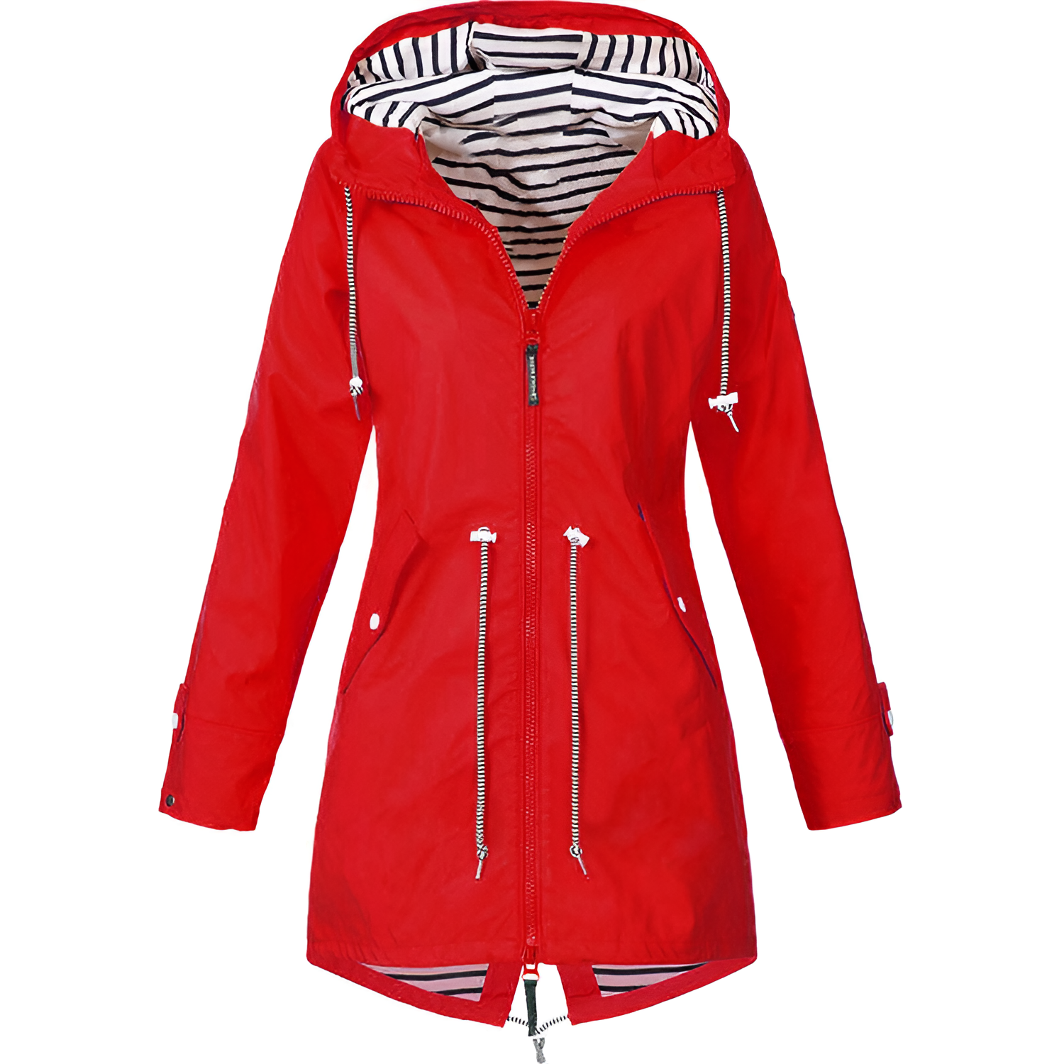 Ladies waterproof rain jacket