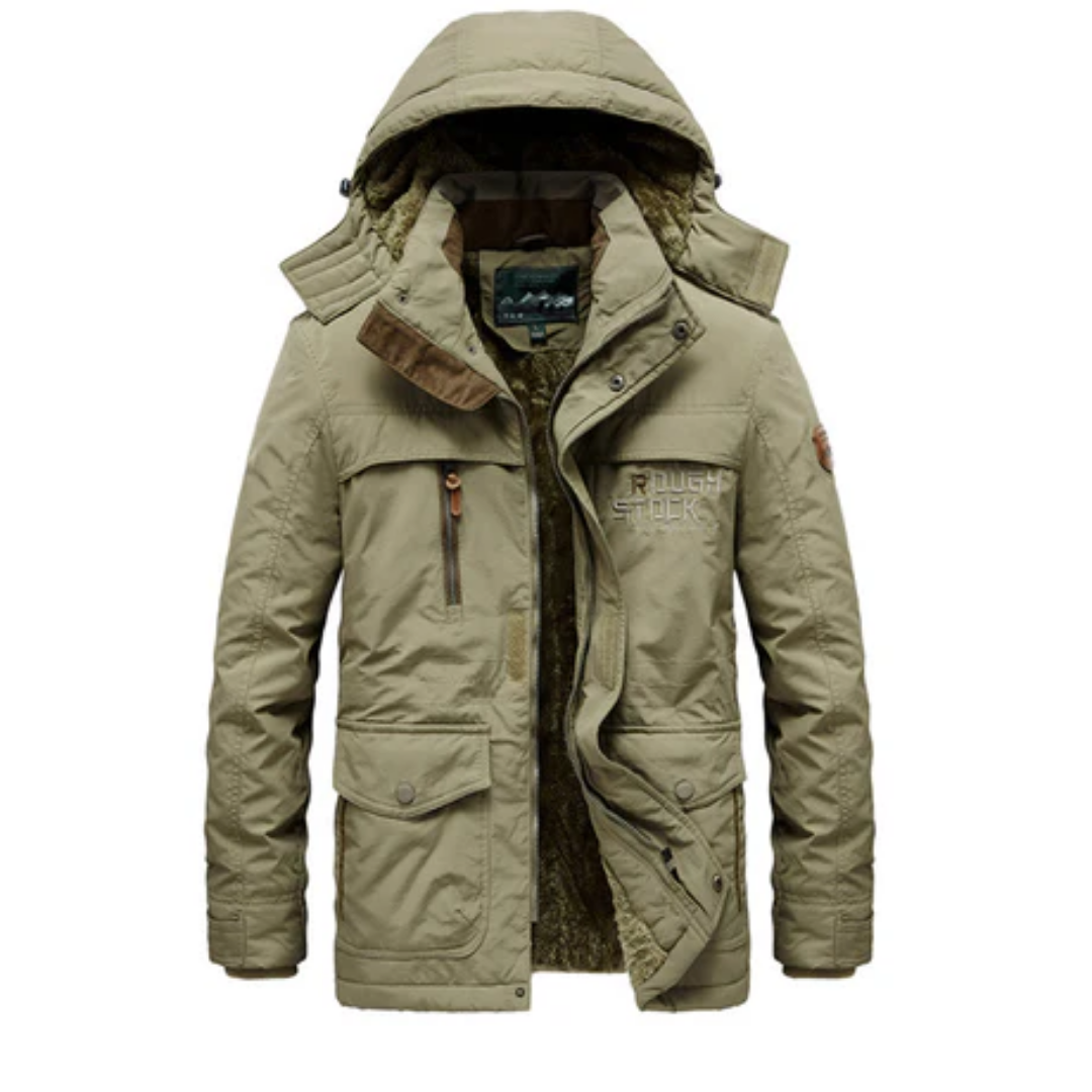 Manuel | Winter Warm Zip Up Hooded Jacket For Men