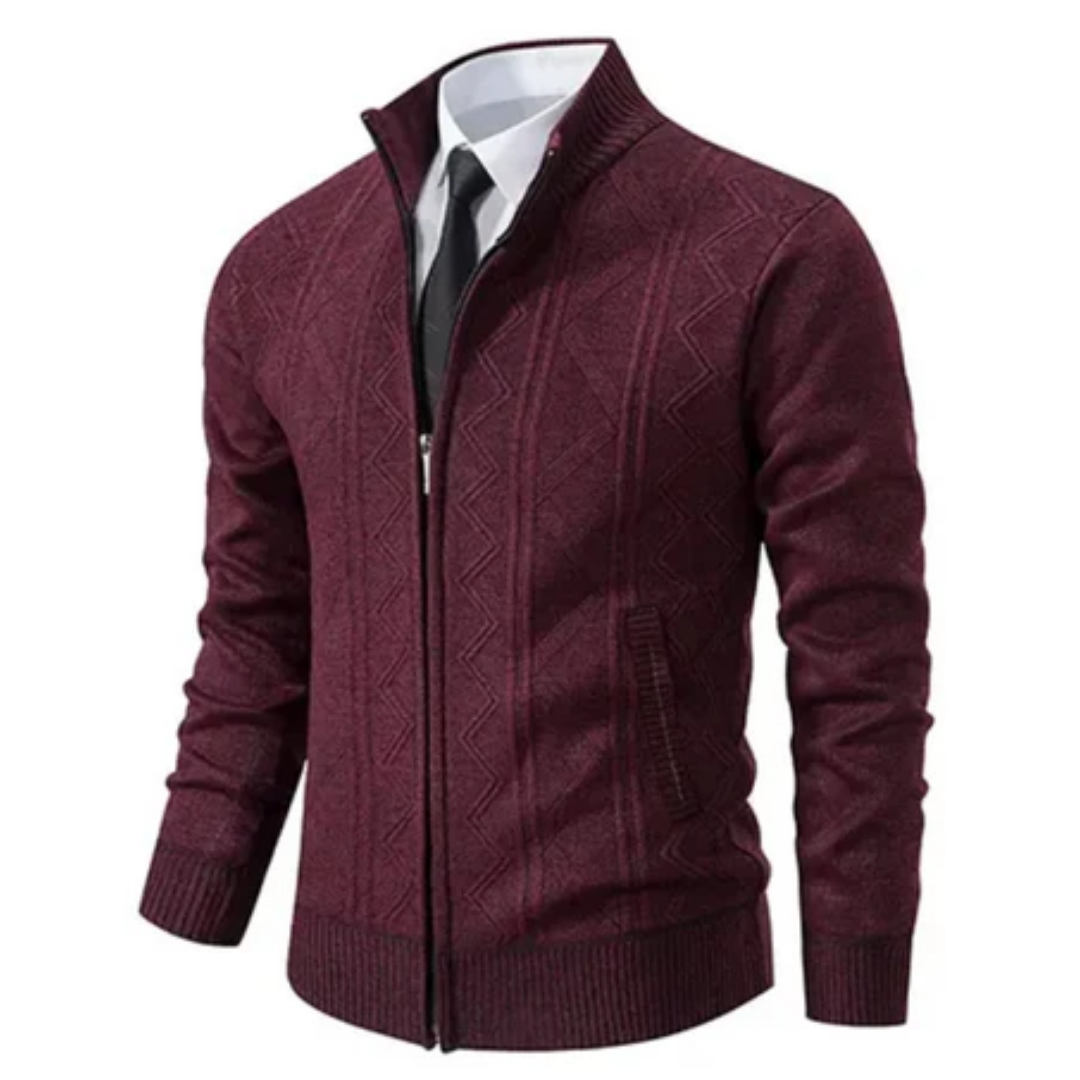 Caloy | Casual Work Zip Up Cardigan For Men