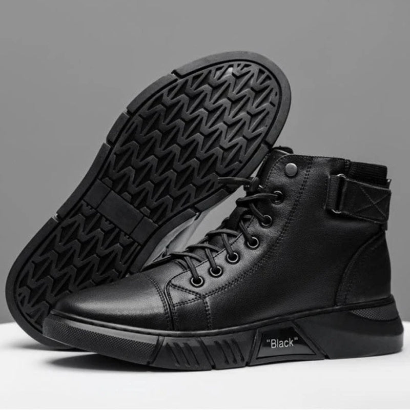 Warm High-Top Leather Steeple