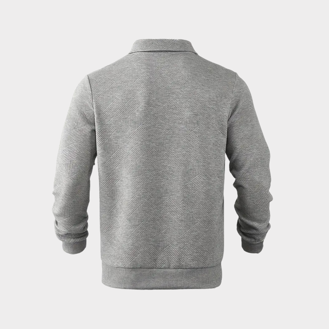 Victor - Premium sweater with quarter zipper