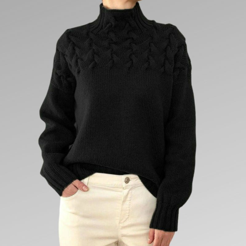 Lauren - Turtleneck Knit Sweater