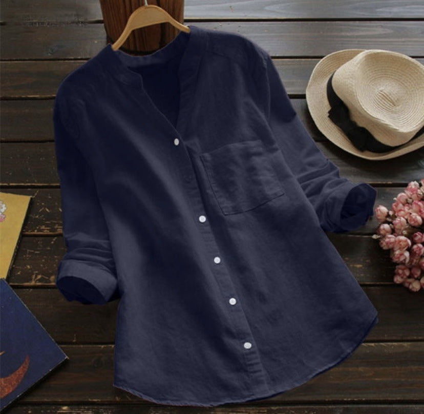 Casual linen and cotton shirt