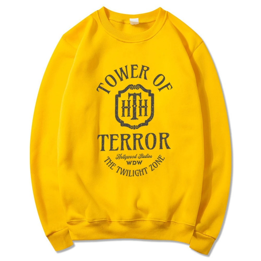 Vintage "Tower of Terror" graphic sweatshirt for cosy days