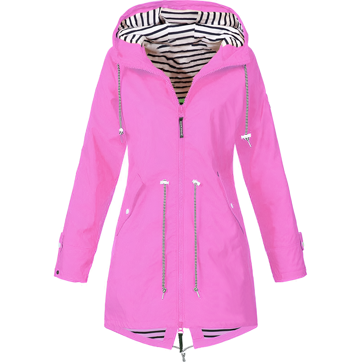 Ladies waterproof rain jacket