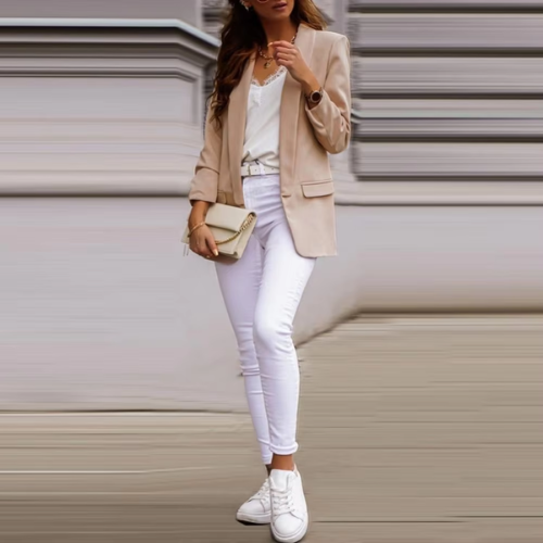 Chic long-sleeved ladies' blazer