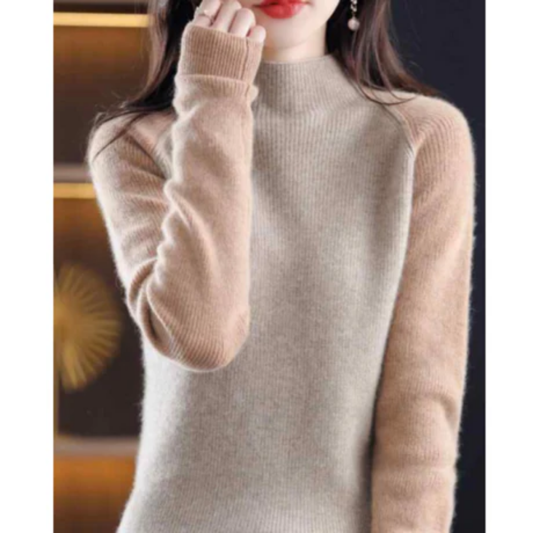 Mammy | Winter Ribbed Turtle Neck Sweater For Women