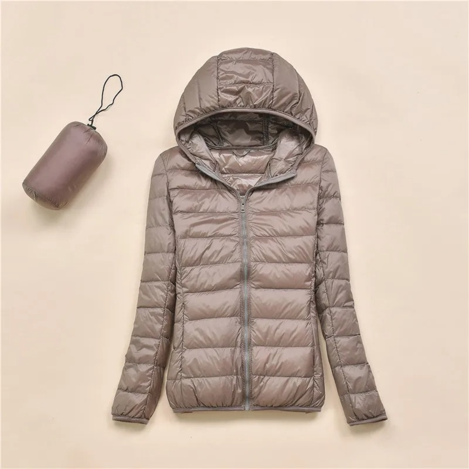 Sophie - lightweight quilted jacket with hood