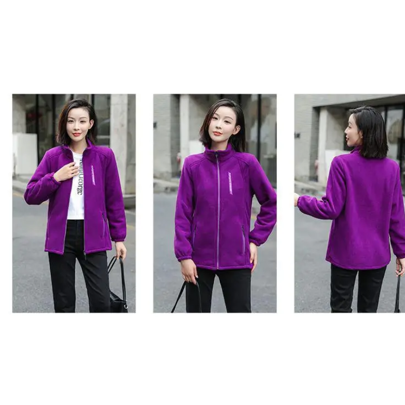 Lightweight women's zip jacket, perfect for outdoors, fleece waistcoat