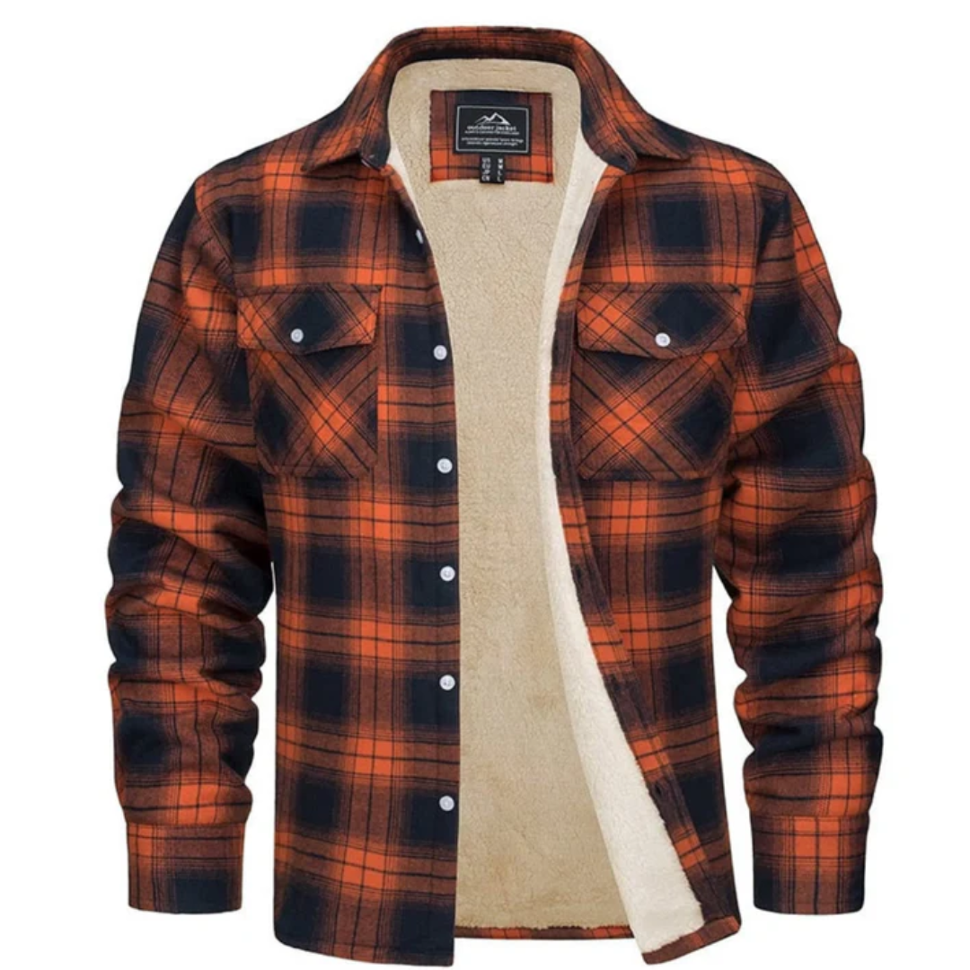 Cedrick | Plaid Long Sleeve Shirt For Men