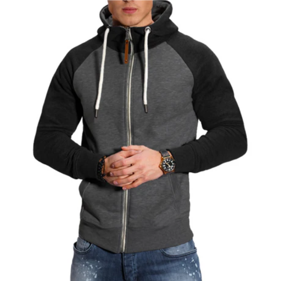 Harvey | Thick Winter Zip Up Jacket For Men