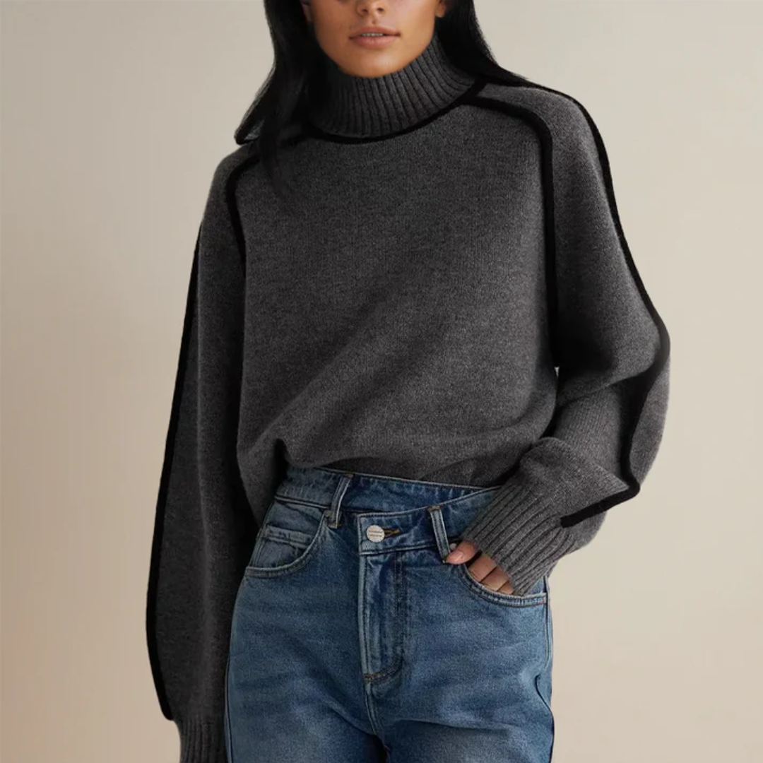 Sophia | Knitted Turtleneck Sweater For Women