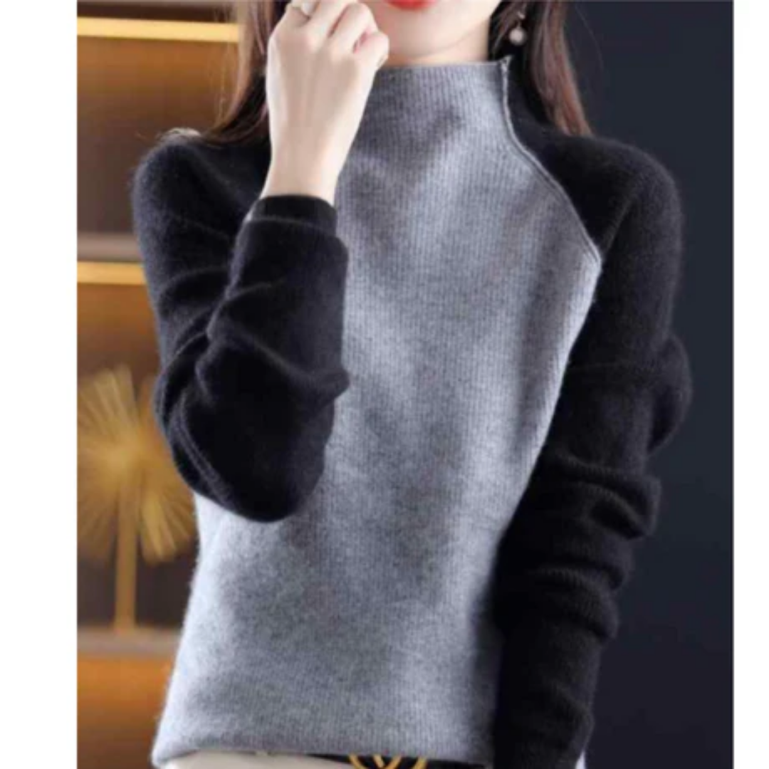 Mammy | Winter Ribbed Turtle Neck Sweater For Women