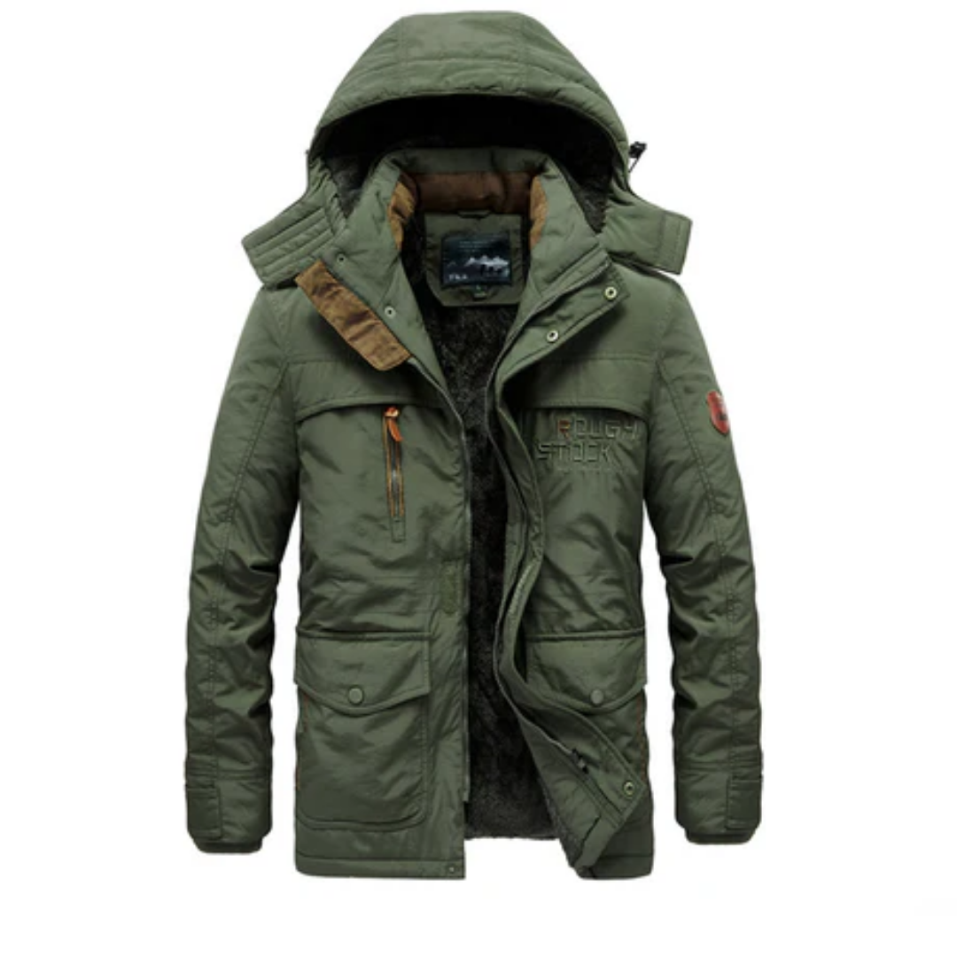 Manuel | Winter Warm Zip Up Hooded Jacket For Men