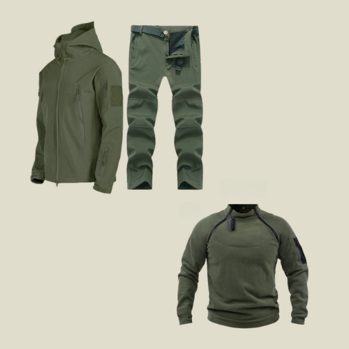 David™ - Three-piece set: trousers, jacket, and jumper