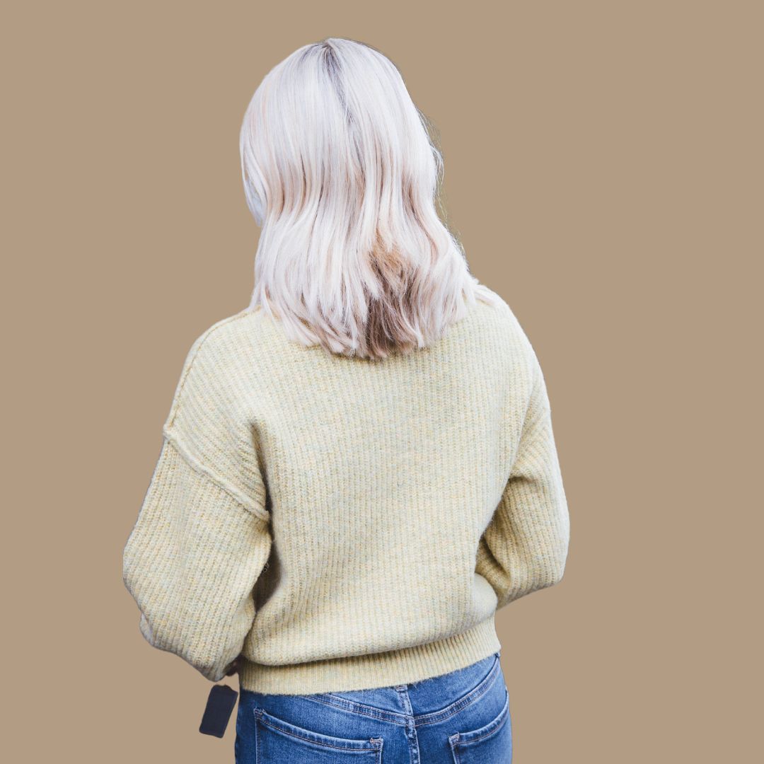 Adelheid - Turtleneck jumper knitted