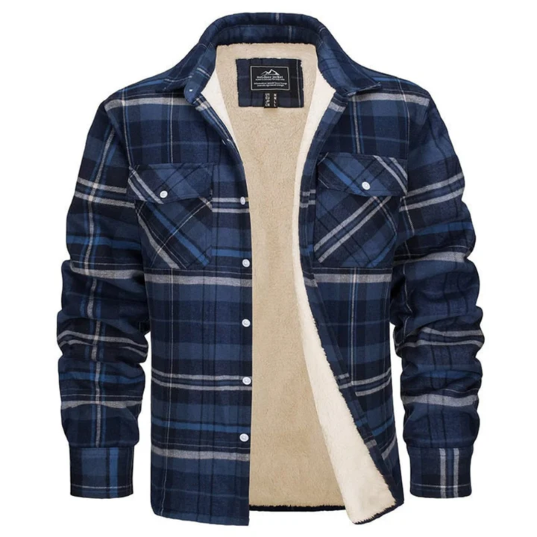 Cedrick | Plaid Long Sleeve Shirt For Men