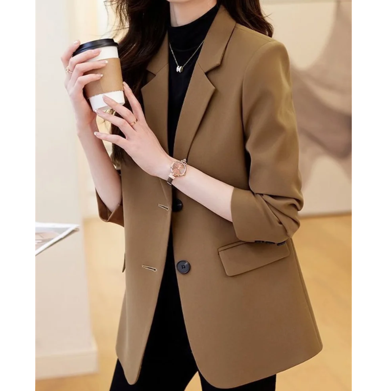 Elegant ladies' blazer with double-button fastening