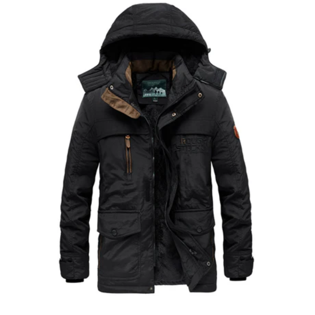 Manuel | Winter Warm Zip Up Hooded Jacket For Men