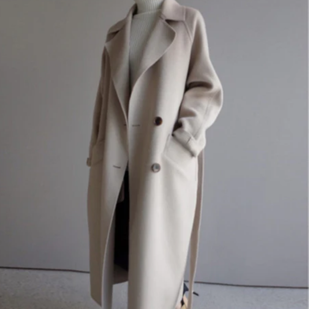 Ylla | Casual Winter Lapel Collar Trench Coat For Women