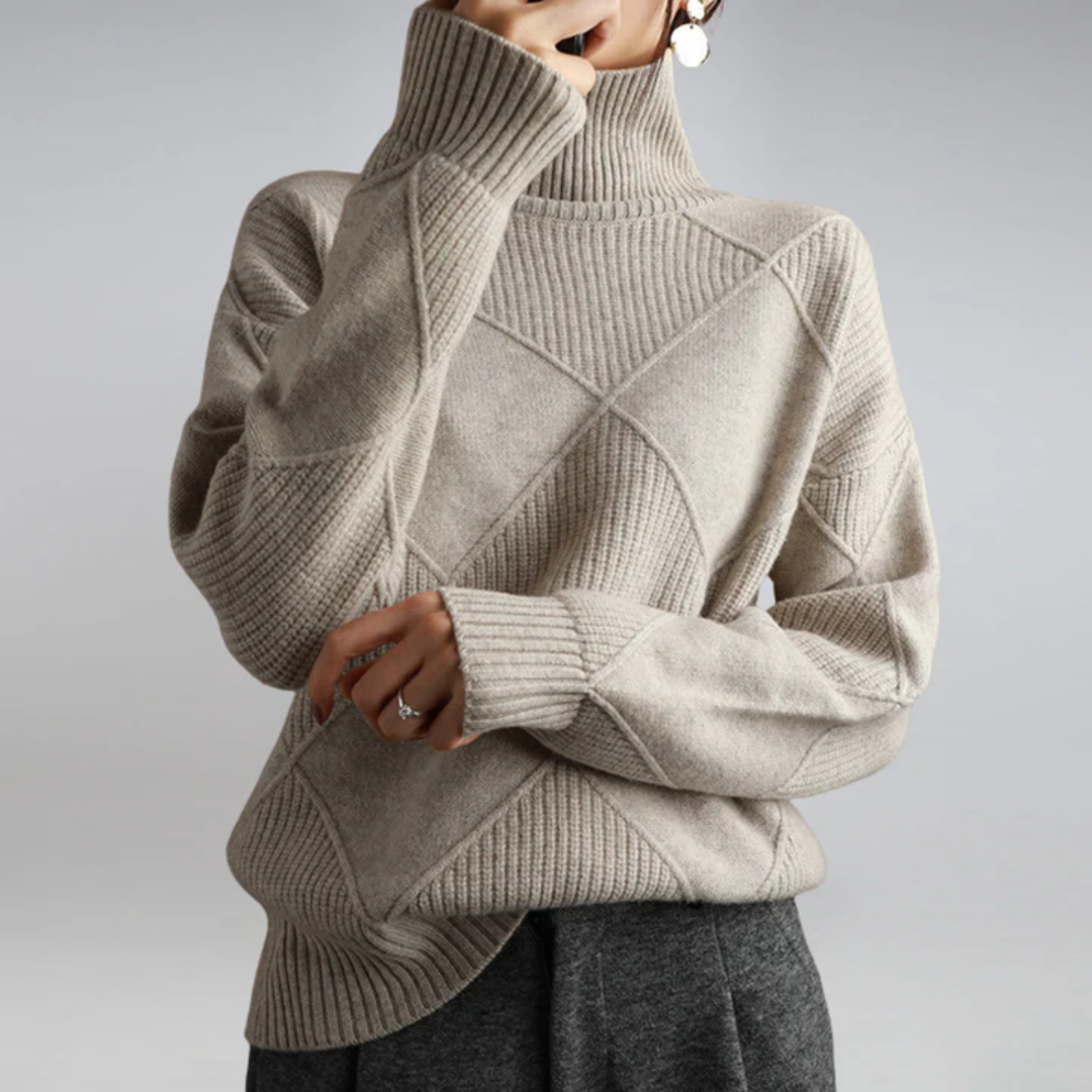 Adelaide | Knitted Turtleneck Sweater For Women