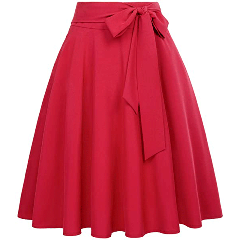 Ladies bust pleated skirt