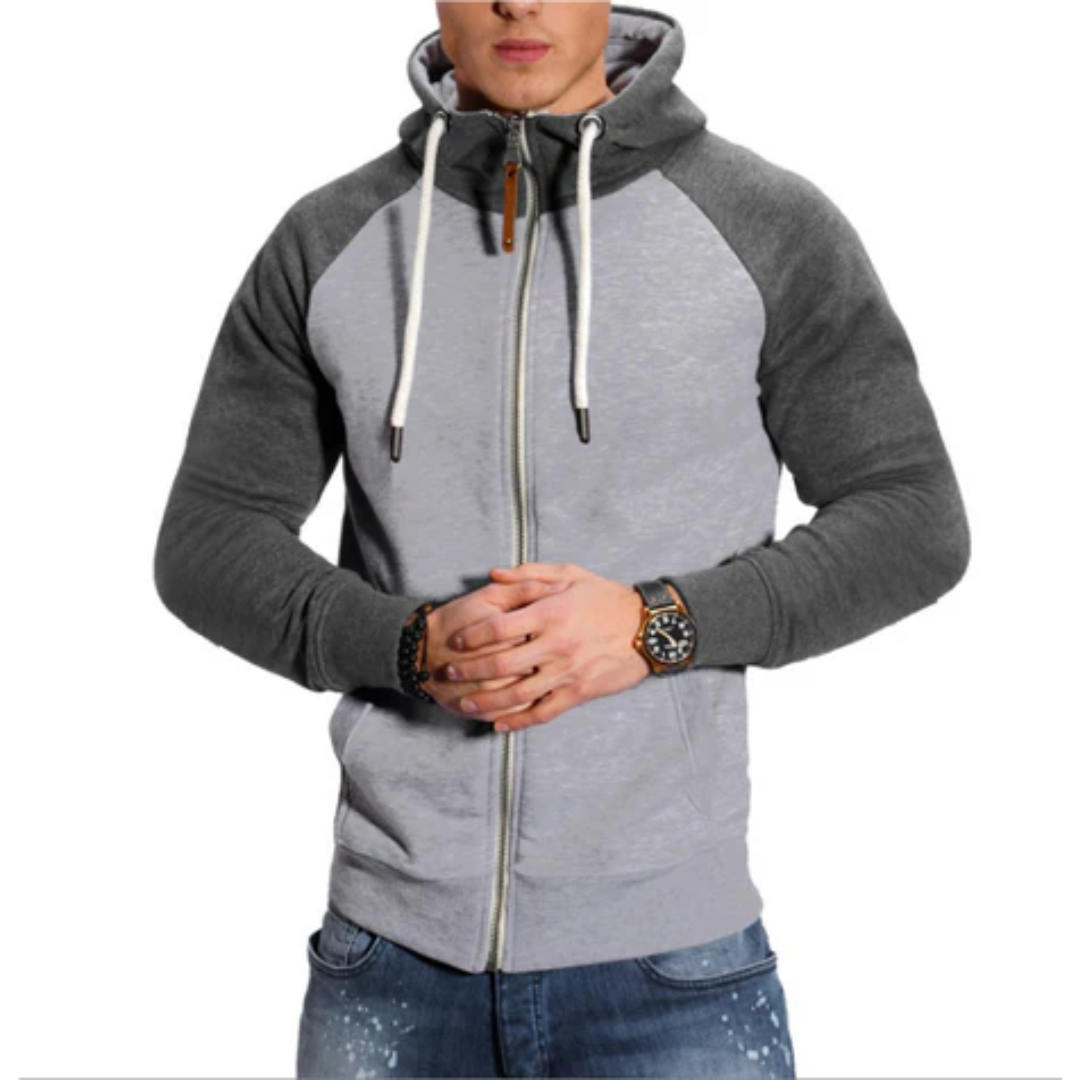 Harvey | Thick Winter Zip Up Jacket For Men