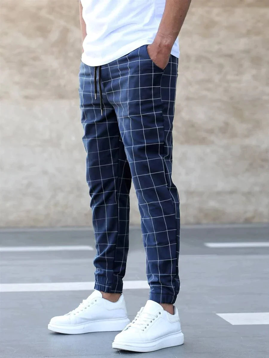 Abel™ - Men's Casual Checked Trousers