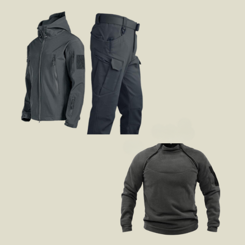 David™ - Three-piece set: trousers, jacket, and jumper