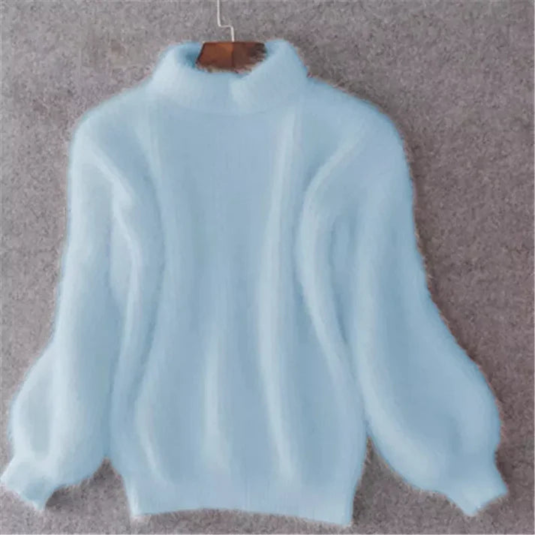 Clothildem | Warm Winter Round Neck Sweater For Women