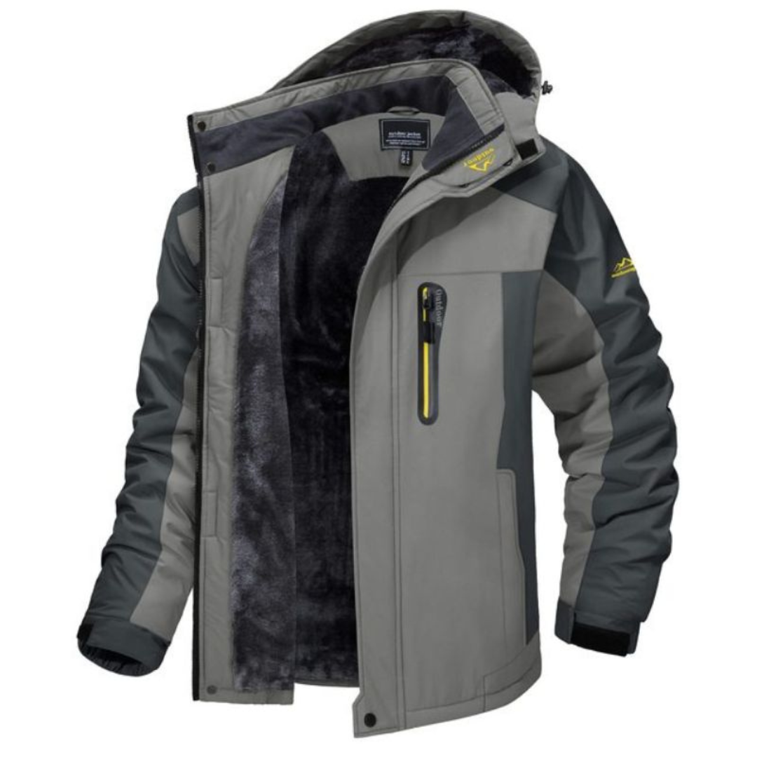 Hugea | Winter Hooded Zipper Jacket for Men