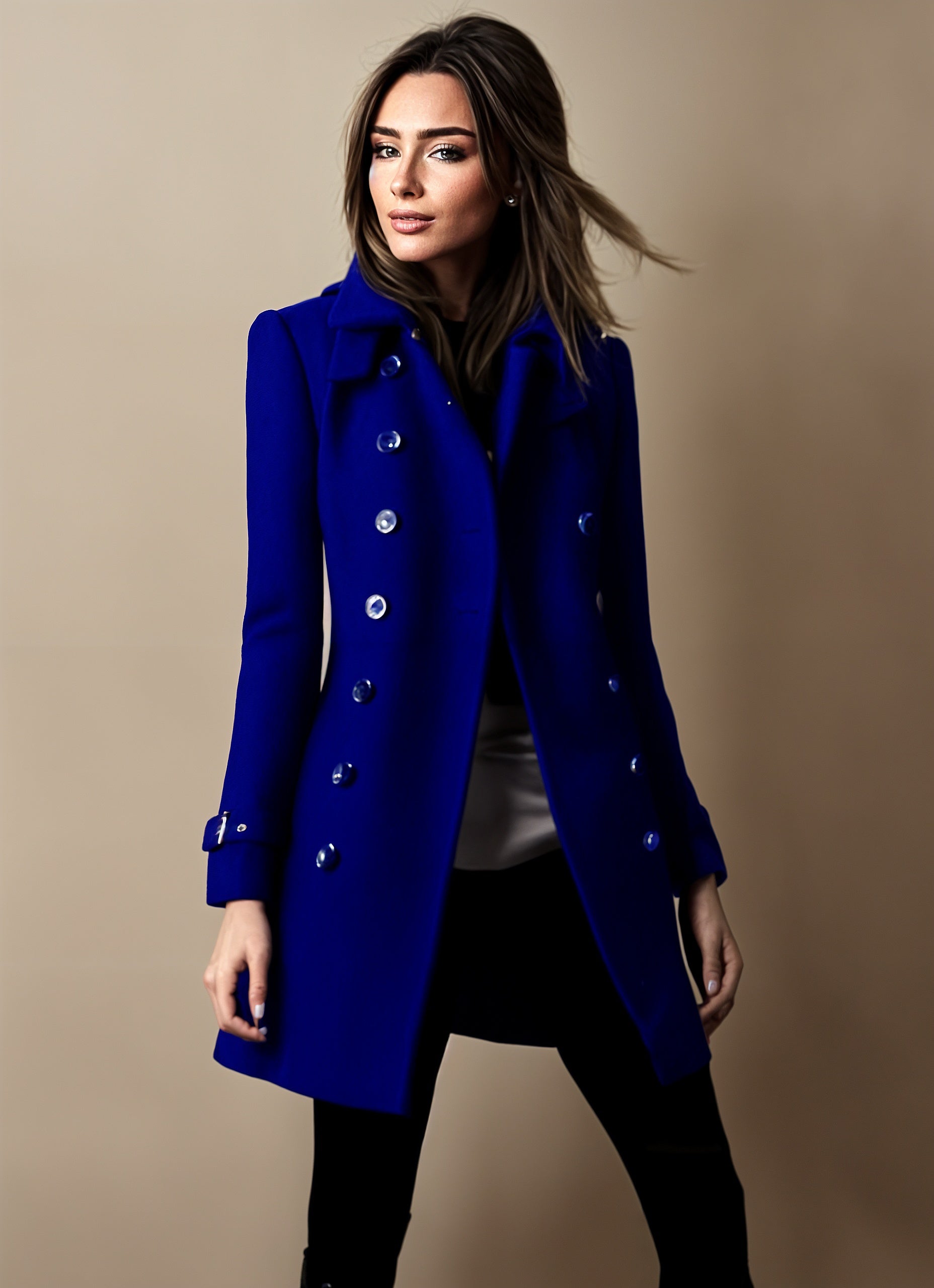 Carmela™ - Elegant Long Coat